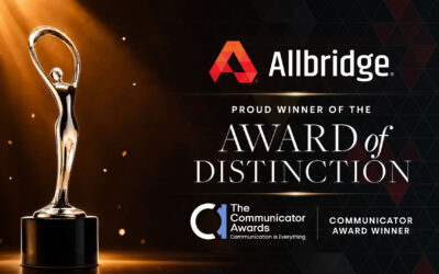 Allbridge Recognized at The Communicator Awards for Corporate Identity Transformation 